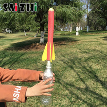 Load image into Gallery viewer, Saizhi Kids Scientific Toys Diy Science Educational Kits Rocket Launcher Toy Tutside Game Physics School Teaching Aids
