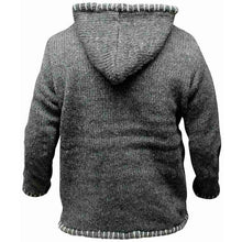 Load image into Gallery viewer, GLXD Mens Sweaters Casual Hooded Autumn Winter Male Hooded Knitted Pullovers Long Sleeved Green Sweaters for Men Dropshipping
