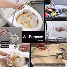 Load image into Gallery viewer, Handheld Toilet Bidet Sprayer Set Kit Stainless Steel Hand Bidet faucet for Bathroom Hand Sprayer Shower Head Self Cleaning
