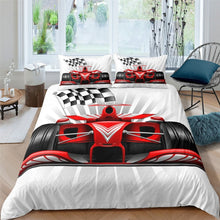 Load image into Gallery viewer, Racing Car 3D Printed Bedding Sets Duvet Cover And Pillowcase Home Textiles Luxury Bedclothes Bedding Set

