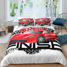 Load image into Gallery viewer, Racing Car 3D Printed Bedding Sets Duvet Cover And Pillowcase Home Textiles Luxury Bedclothes Bedding Set
