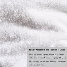 Load image into Gallery viewer, Adult Baby ABDL Bodysuit Diaper Incontinence Booster Pads Training Pant And Pajamas Set
