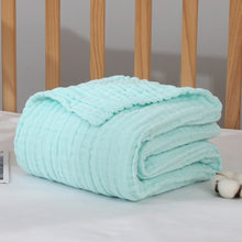 Load image into Gallery viewer, 6 Layers Bamboo Cotton Baby Receiving Blanket Infant Kids Swaddle Wrap Blanket Sleeping Warm Quilt Bed Cover Muslin Baby Blanket
