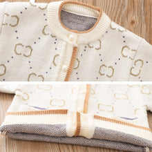 Load image into Gallery viewer, Girls Sweater Cardigan Coat Clothes Kids Classic Outwear Top Fall Winter Long Sleeve Warm Baby Children Knitting Overcoat 1-5Y
