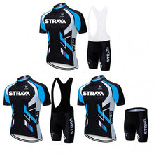 Load image into Gallery viewer, Summer Cycling Jersey Set Short Sleeve Cycling Bib Pants Cycling Clothing Bicycle Clothing Bike Jersey Cycling Equipment
